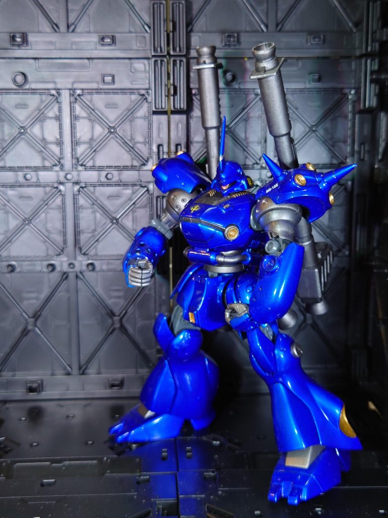この間の再販で確保できたので、次回は違うコンセプトで作ってみたいですね。基本1/144で揃えてますが、ケンプファーならMGもありかなぁ…