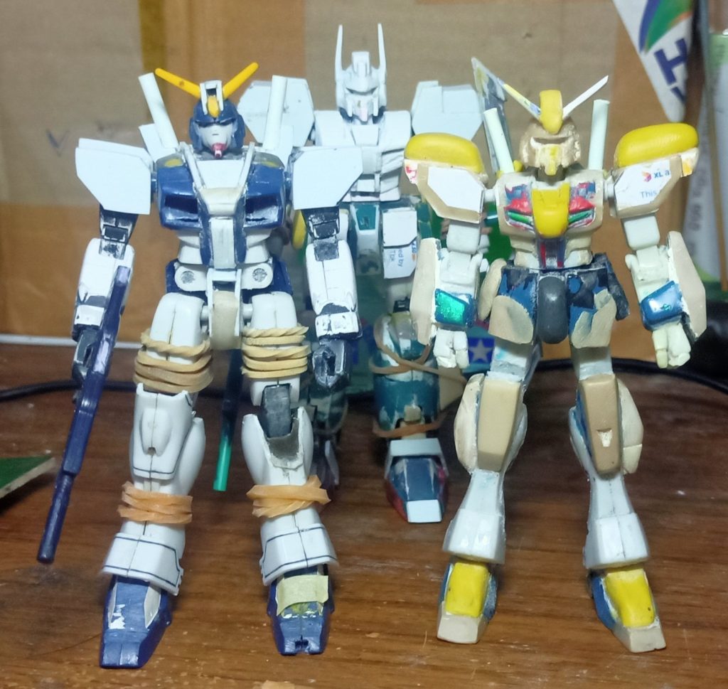まだ別の1/144 ガンダムF90 3号機を制作中であることを忘れていましたが、おそらく今月中に完成するでしょう