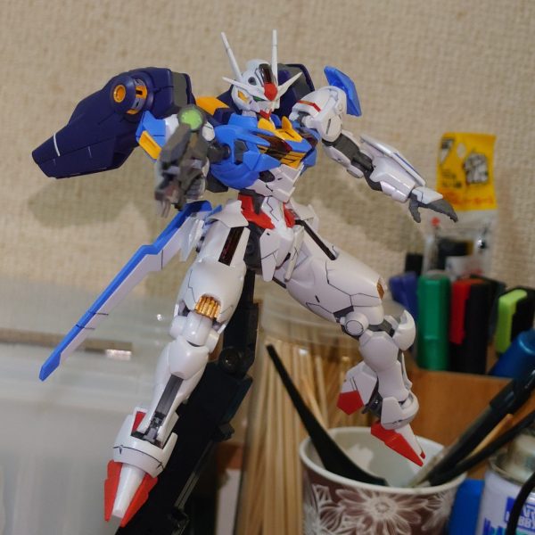 HG 1/144 ガンダムエアリアル(ミラソウル社製フライトユニット装備)