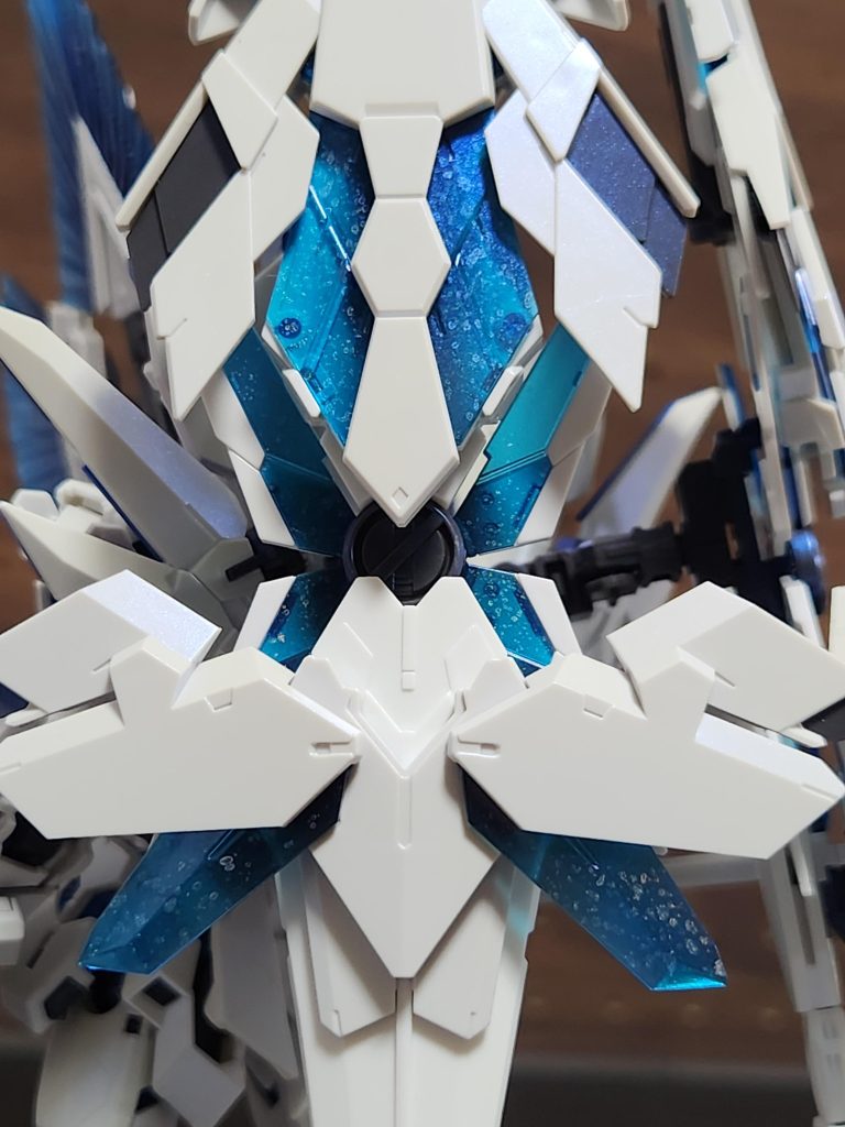 こちらの方がわかりやすいかな?結果的にRGサイズにしてはキラキラ感が大きすぎましたね。普通に吹いても良かったかもですね。