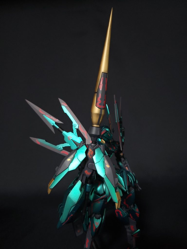 ランスミカエリスの腕を軸に30MSのパーツ等と合わせて制作。