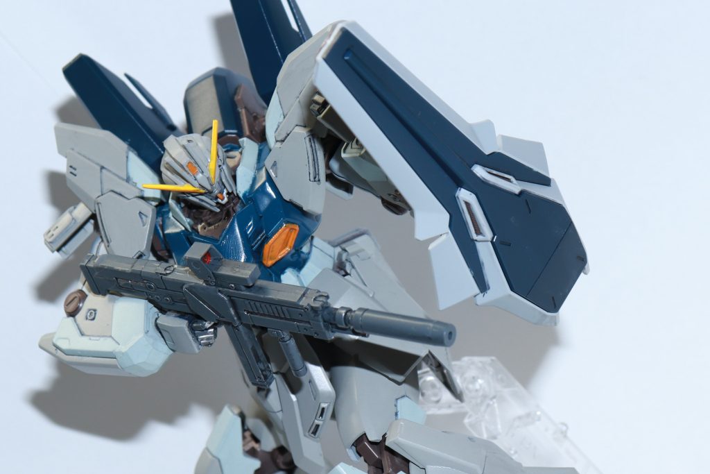 ビームライフルは2号機と同様の理由でジェスタのものを使用このライフル結構好きなんですよね…