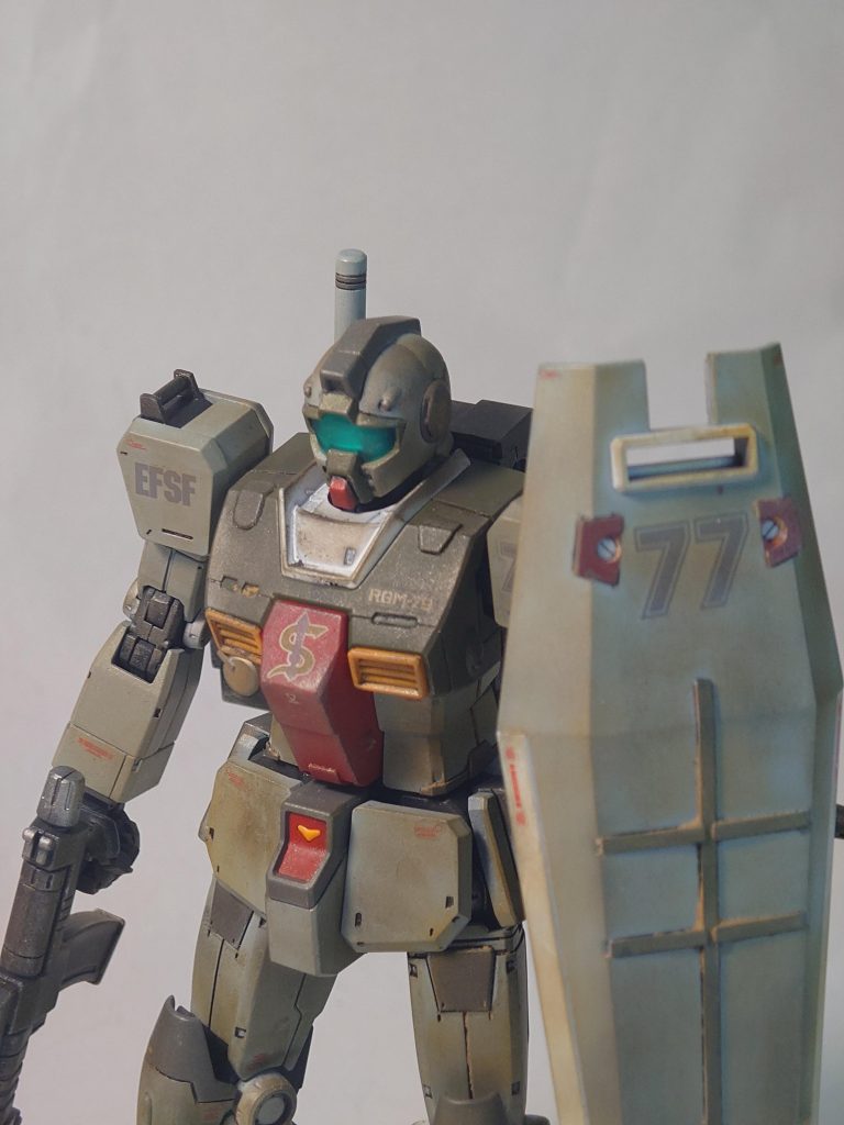 HG ジム(スレッガー機)–4枚目/制作者：しさお