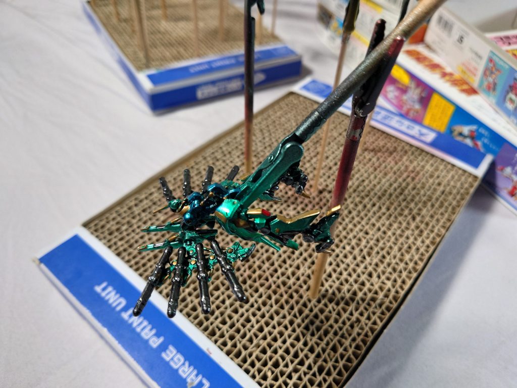 そこから塗り分けました