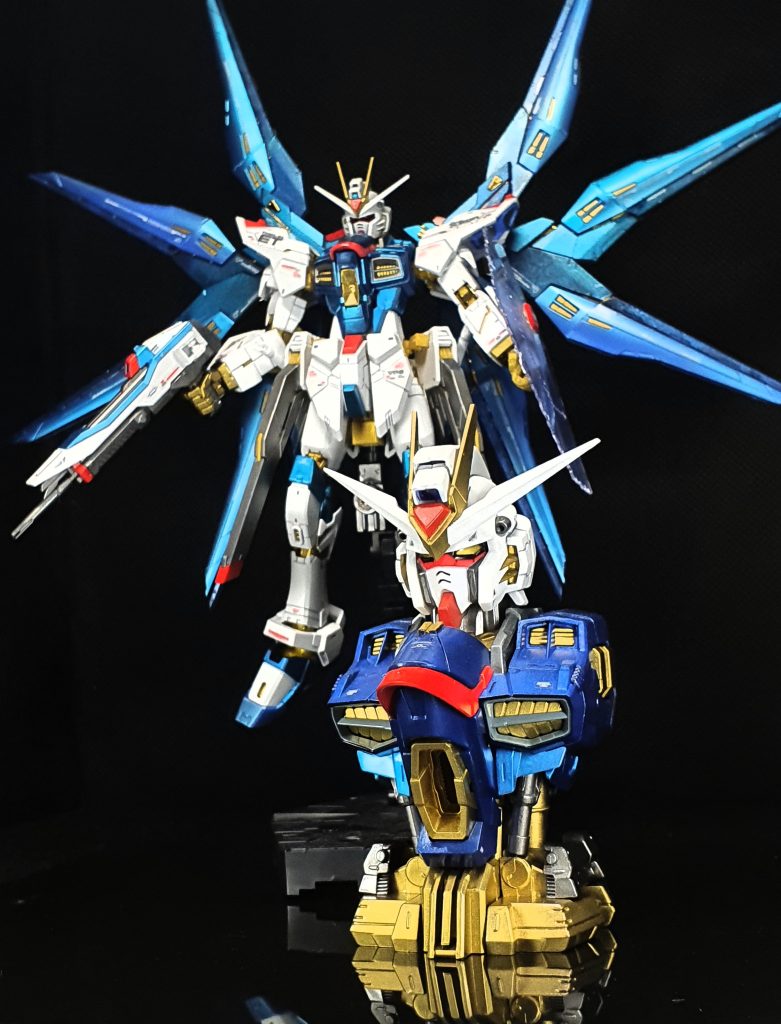 同じカラーデザインのRGと並べてみました。