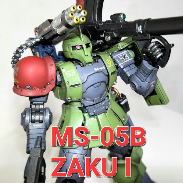【とても大切なキット！レッドショルダーウザァリング仕上げ】HG オリジンザクⅠ とても大切なキット！レッドショルダーウザァリング仕上げ】HG
