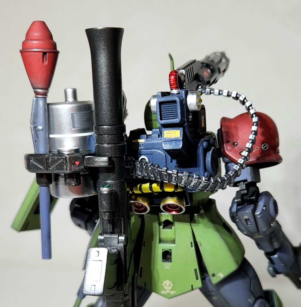 完成後。システムウェポン009のバズーカを使用してます。