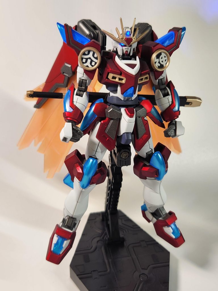 全体。クリアパーツは裏側に蛍光クリアーを塗装しました。