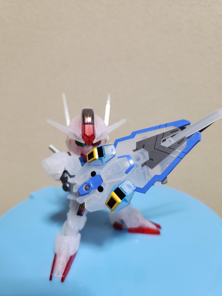 ガンプラ入りラウンドBOX SDガンダム EXスタンダード ガンダムエアリアル [クリアカラー]　故郷より愛を込めて–4枚目/制作者：hepo.6479