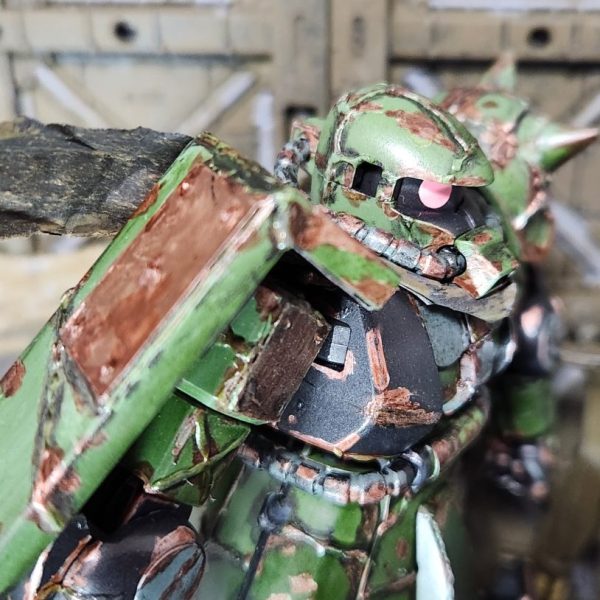 鉄錆団のNo.2(自称)(ザクIIジャンク再生機)エコプラ