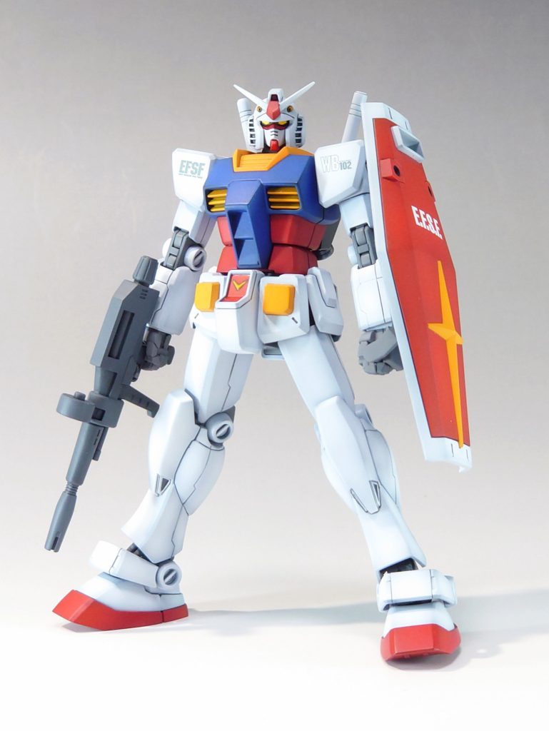 プロポーションを中心に改修。REVIVE版の長所は活かし、各部を調整しスタンダードなガンダムになるようにしました。