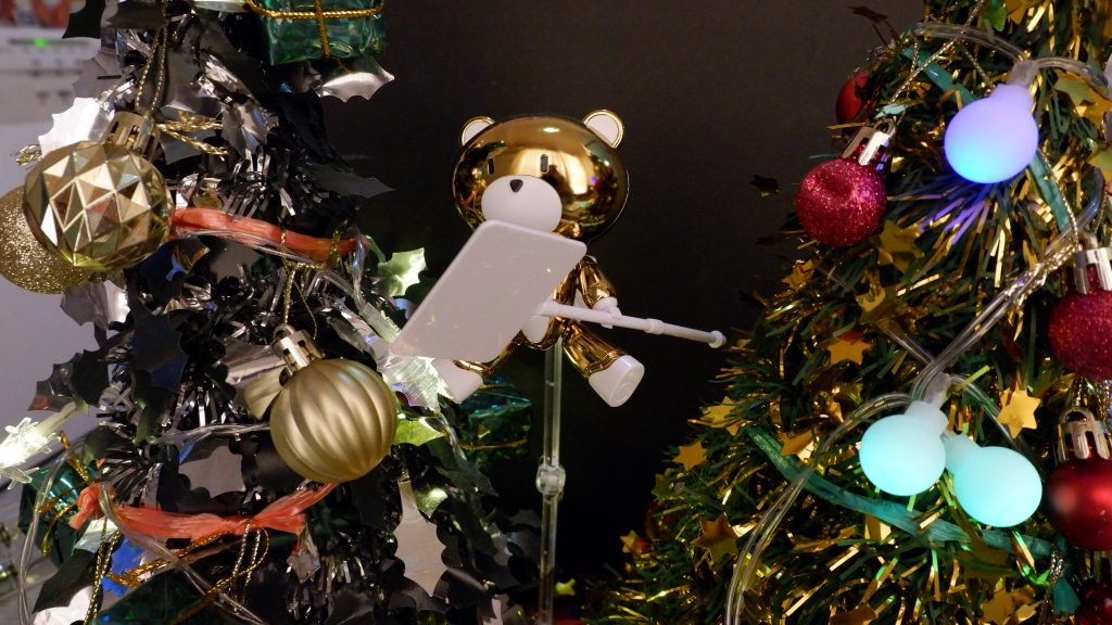 ツリーに囲まれて