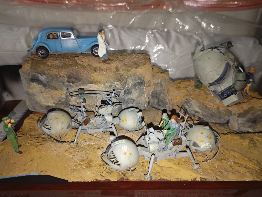 形ができた頃は荒れ地でした。