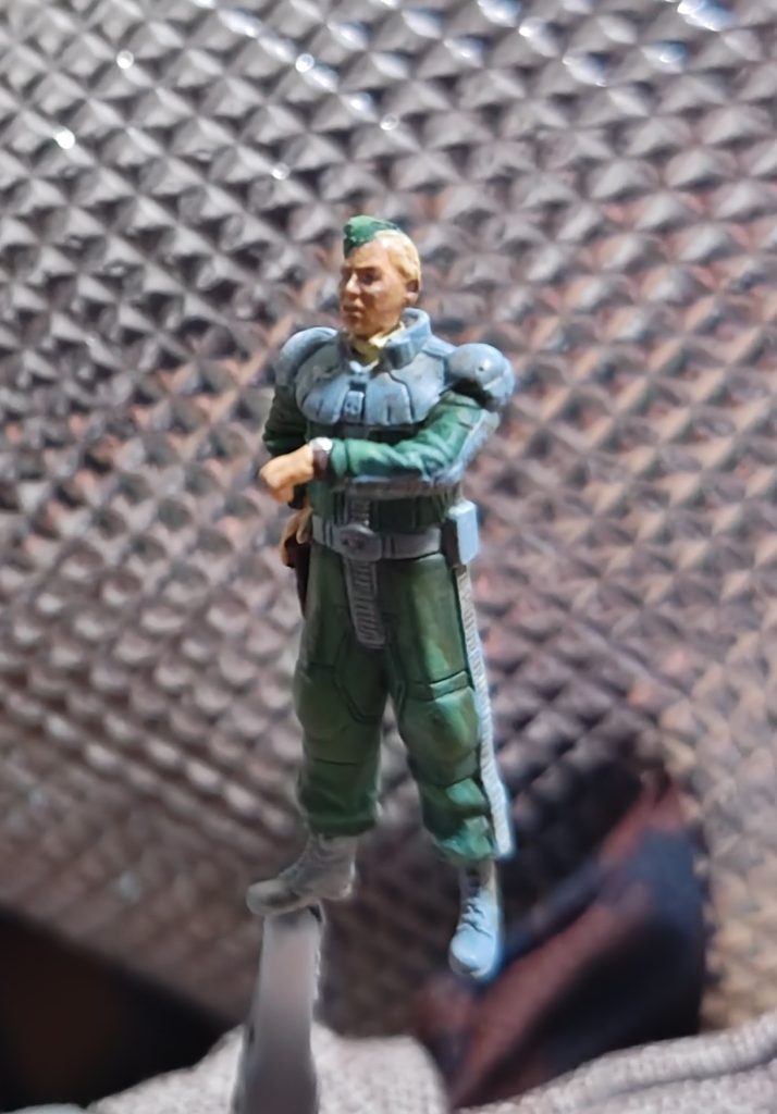 制作中のフィギュア