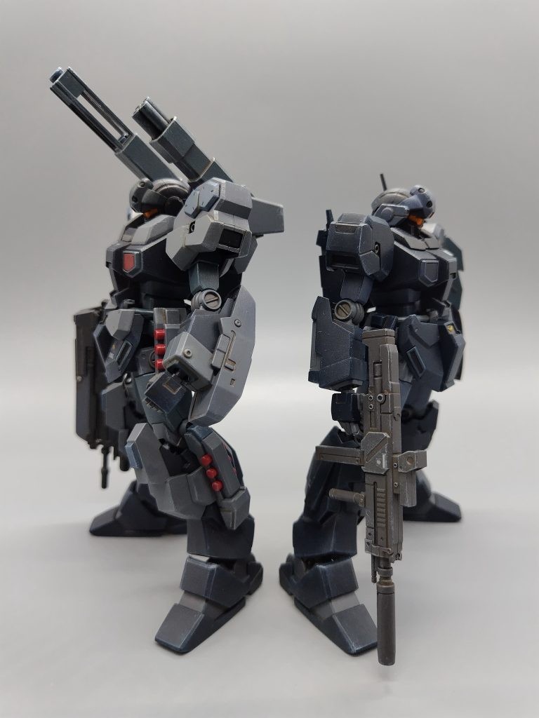 ジェスタの方が先にリペイントされてましたが今回もうちょっと一緒に手を入れ直しました。ので、一緒に記念撮影。