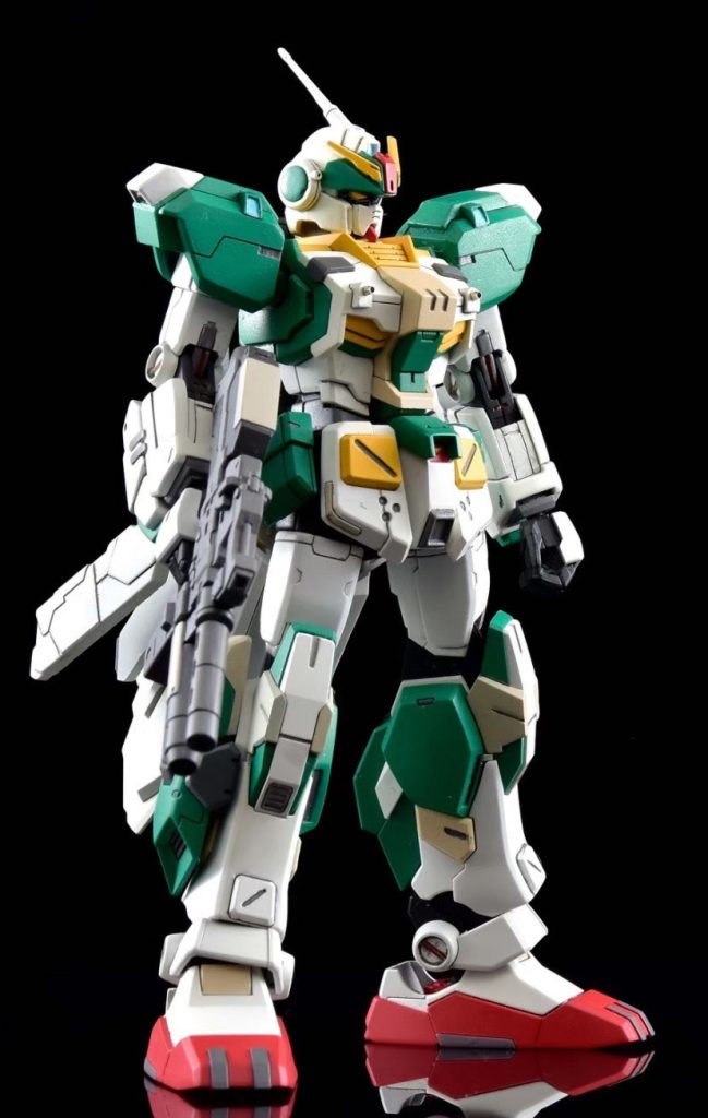 ■機体正面_右頭  →7号機上半身→ペイルライダーキャバルリー脚  →7号機足  →ペイルライダーキャバルリー構成はこんな感じ、入れ替えるだけでも意外とそれっぽくなりますよね。あとはキットの溝を彫り直したり、ベージュを追加した塗り分けで情報量を上げています。