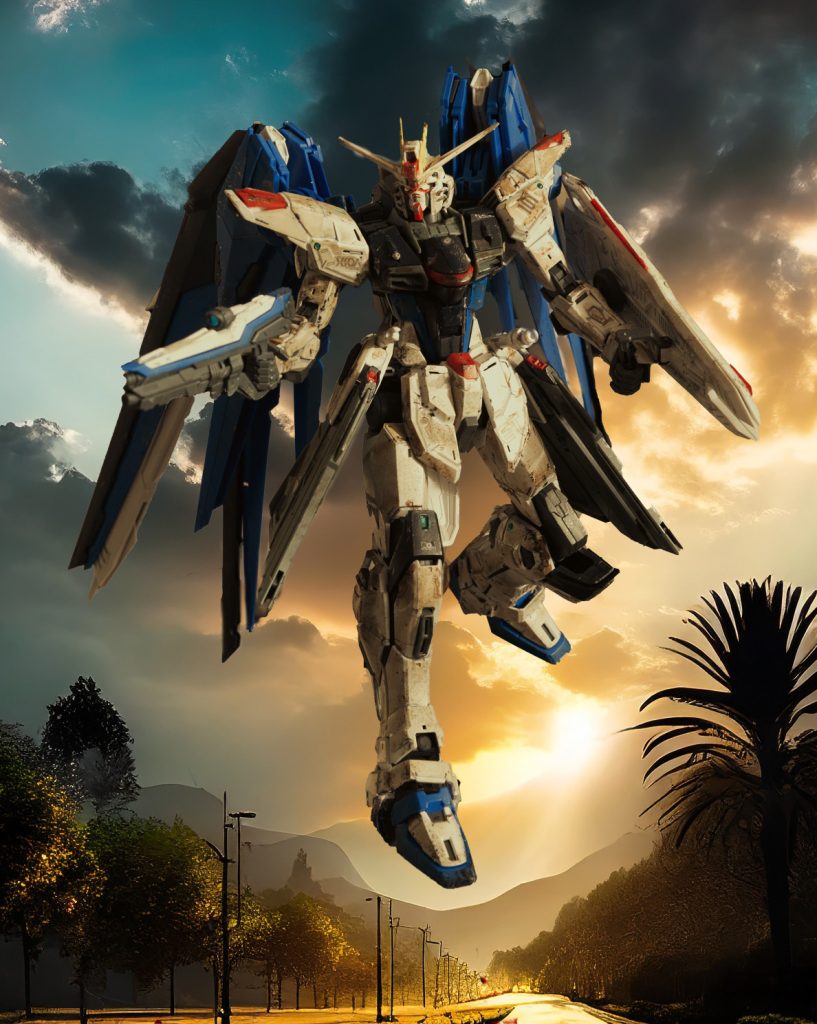 フリーダムガンダム デジラマ–2枚目/制作者：t