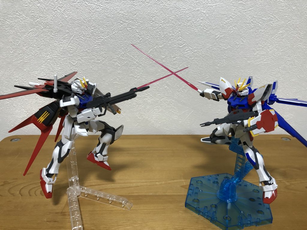 エールストライクと夢の対決。多分セイ君の夢か妄想のシチュエーション。