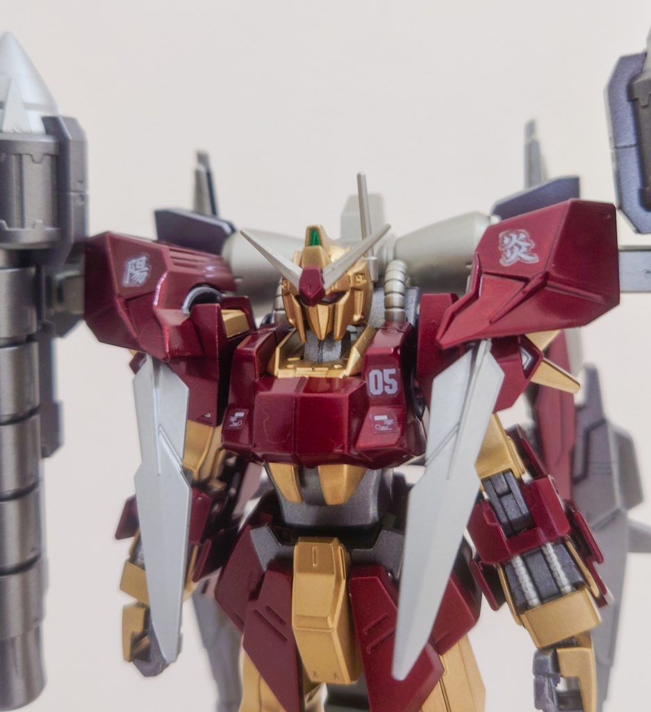 ちなみに、左肩には「炎」で右肩には「陽」で「陽炎(かげろう)」という文字にしています。