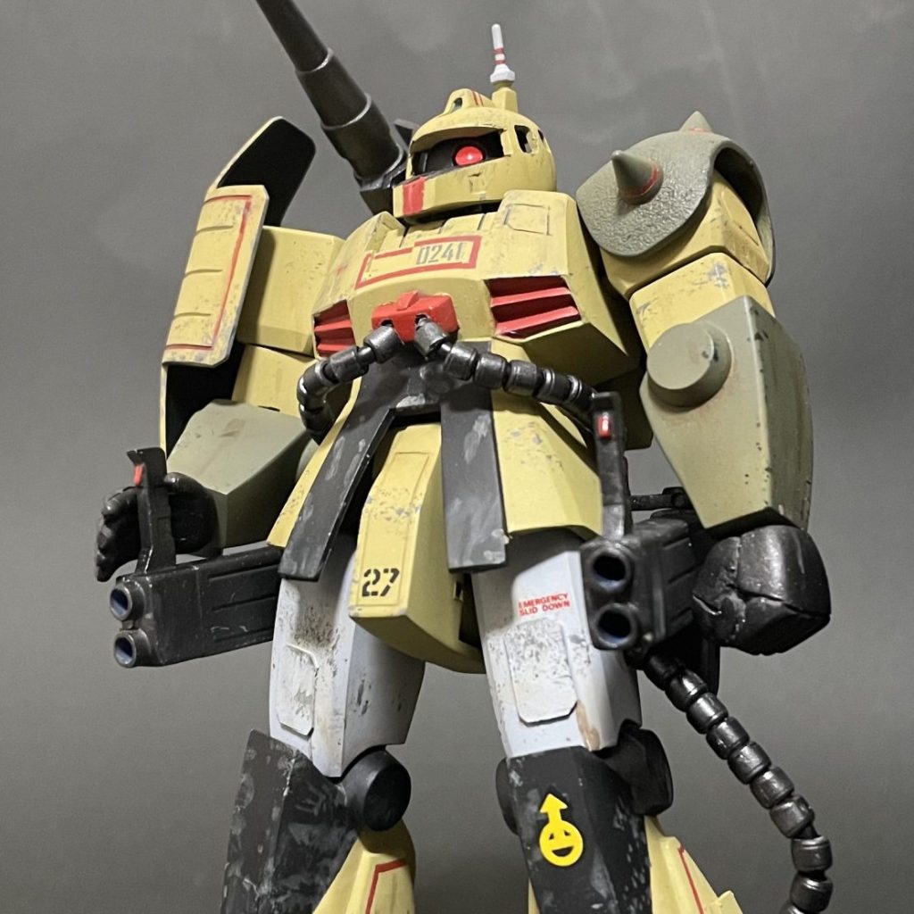 旧キット1/144ザクキャノン｜awaさんのガンプラ作品｜GUNSTA（ガンスタ）