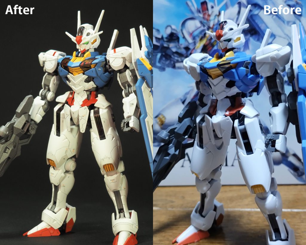 ビフォーアフター。あんまり変わってませんねwww