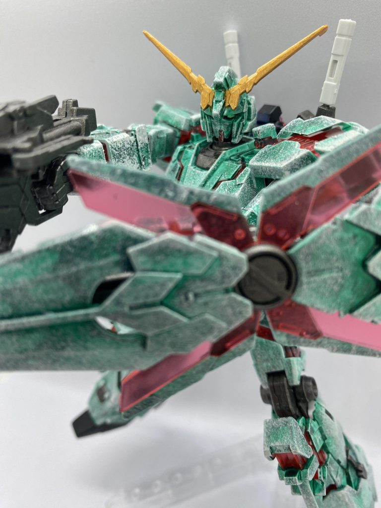 ほんとはサイコフレームの輝きを表現したかったんですが！難しいですね‼️😭