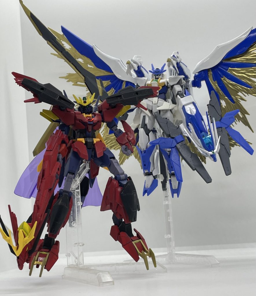 大体こんな感じです。作ってる途中で青白と赤黒、ダイバーズのW主人公…ええやん！って1人でテンション上がってました(笑)それでは〜おまけ