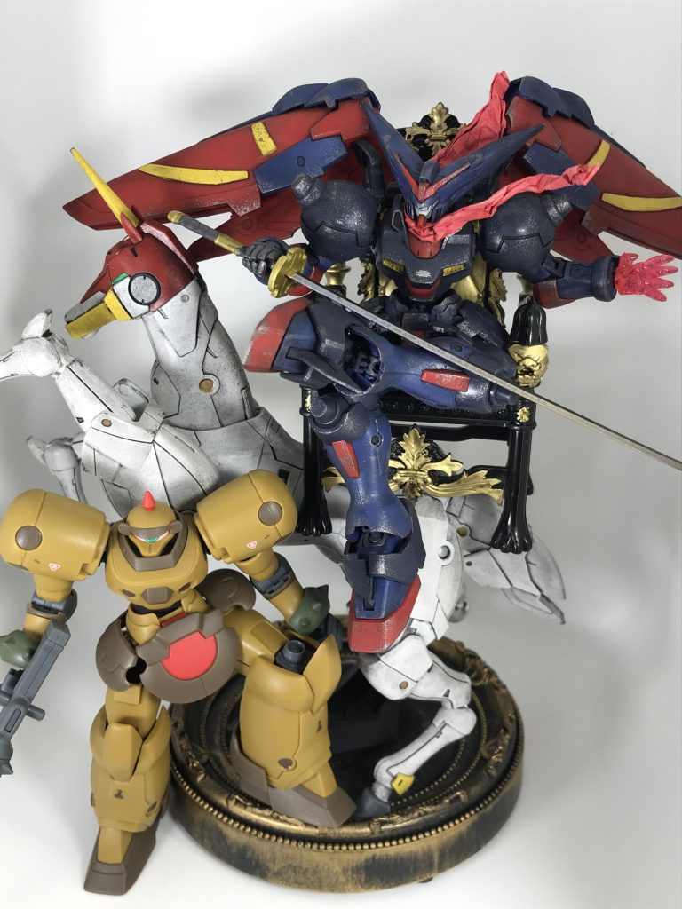 イメージ作りの段階 その2どんどん迷走www色々試しているうちにサムネの作品で妥協しました…😅最近過去作の手直しや、つや消し放置シリーズばかりアップしてましたが…ひさびさの新作投稿!?(まぁこれも完全新作とはいえませんが…)来年はまた完全新作を投稿したいですね😃ってか私の過去の代表作紹介記事みたいになってもうて…申し訳ありません…一応、私の十八番を詰め込んだ作品ということで…お許しください🙇