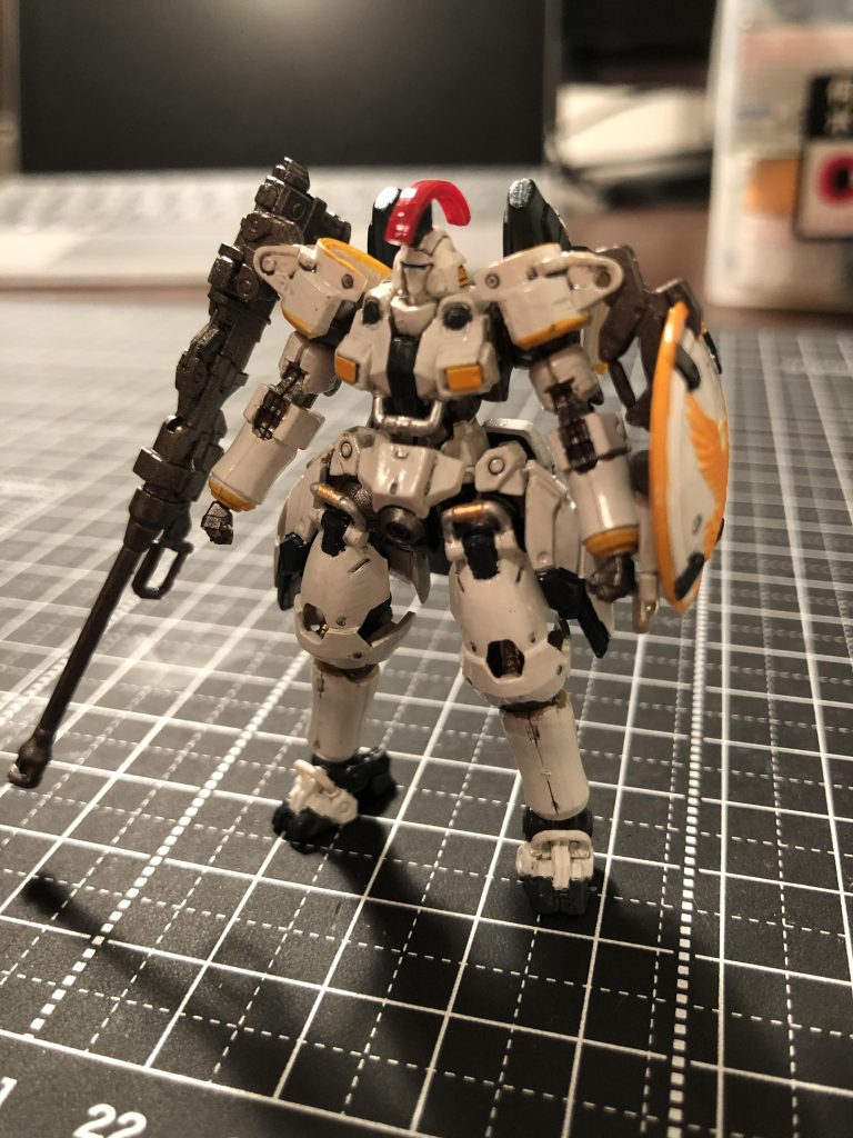 こうなる。さすがに小さすぎて細かいところはかなり雑になってますが、大目に見てください…老眼殺しのキットでした。笑