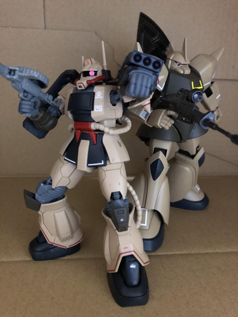 リアルタイプ風ゲルググとのツーショット