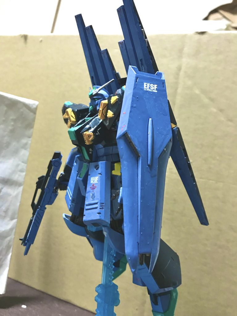 フィンファンネル装備型です｡ 下半身にHWSをつけてみました｡