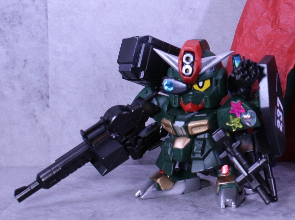 コマンドガンダムの装備をぶんどってみました。少しはコマンドガンダムっぽくなった?