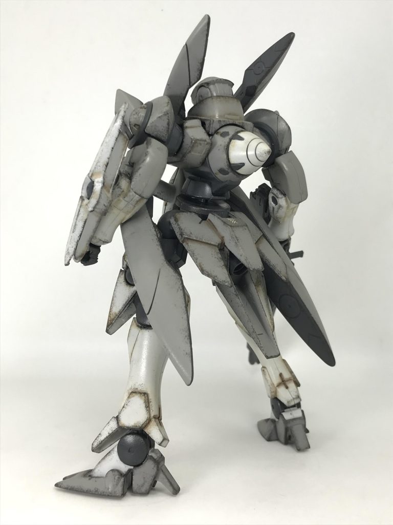 この頃は…とりあえずキットを沢山作りたくて、ウェザリングもかなり手を抜いてましたねたぶん1時間かかってません…だってエッジ部分しか汚してないものwww