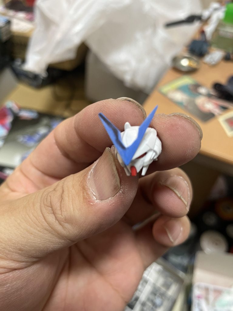 縦に細くしてもダメだと思い横に広がるように切削加工を４時間ほど行いました。