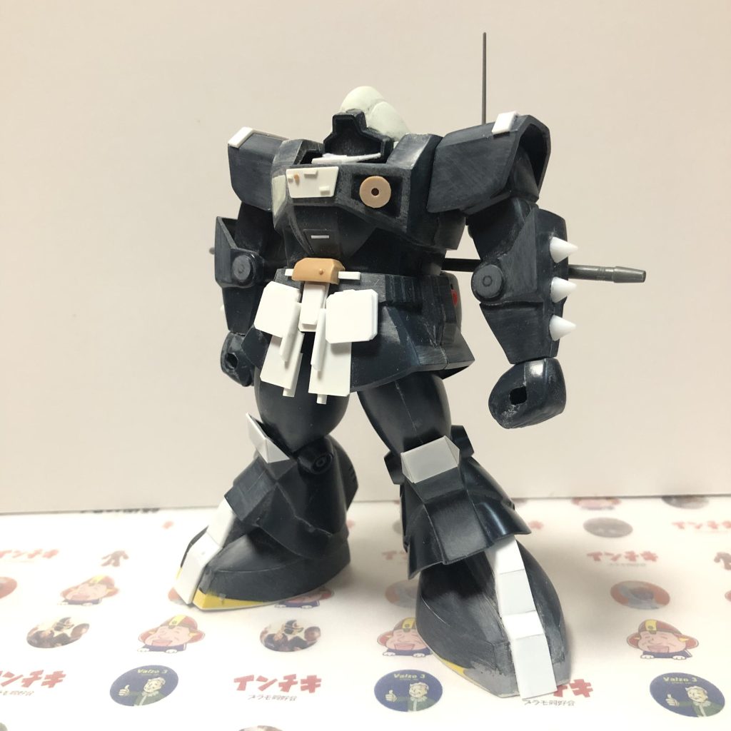 プロトタイプドムから作りました☆今回は｢X｣でのコンペ｢MSV再販コンペ｣での参加旧キットのモビルスーツバリエーション全種類再発売されたらいいなぁ。