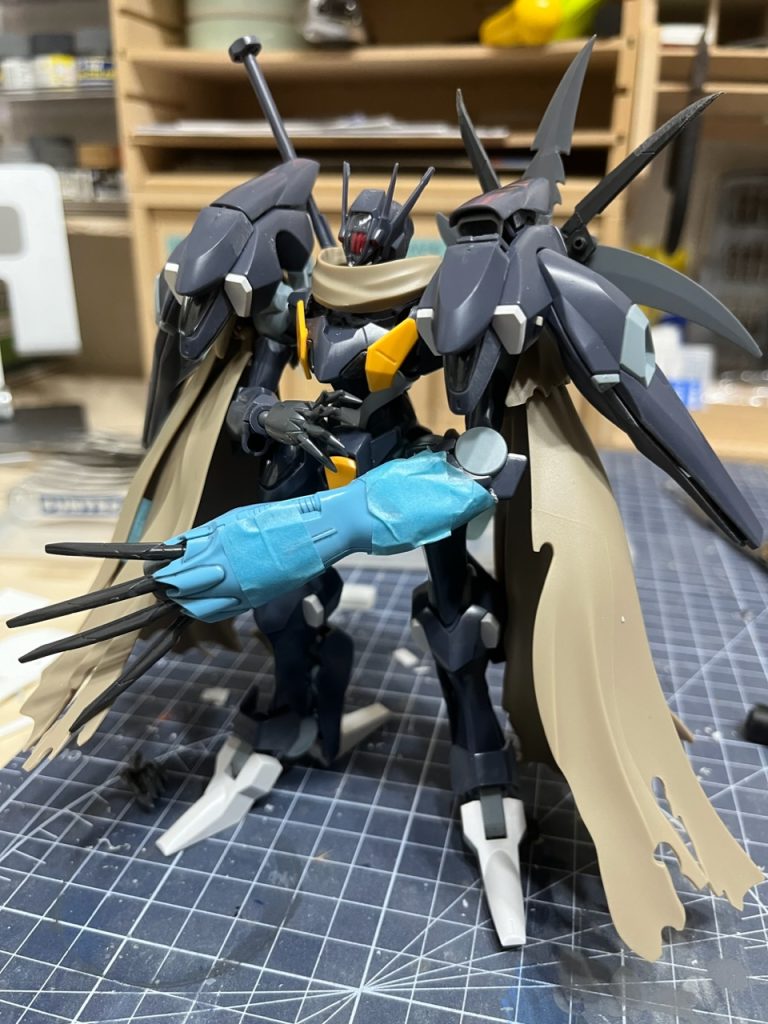 製作中の1枚。モデルがはっきりしていた為か、今回は早めにミキシングが固まりました。