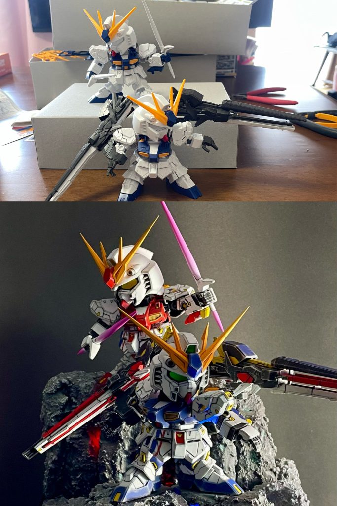 これが、、、こうッッです。赤は近距離タイプ、青は遠距離タイプです。