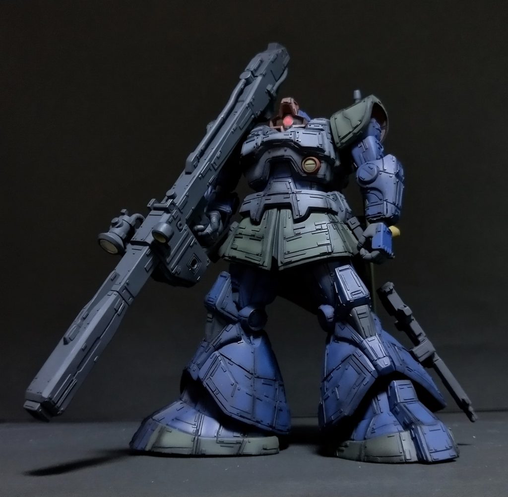 かなりボリュームアップしたのですが、暗めの塗装で相殺になってる気がします😭