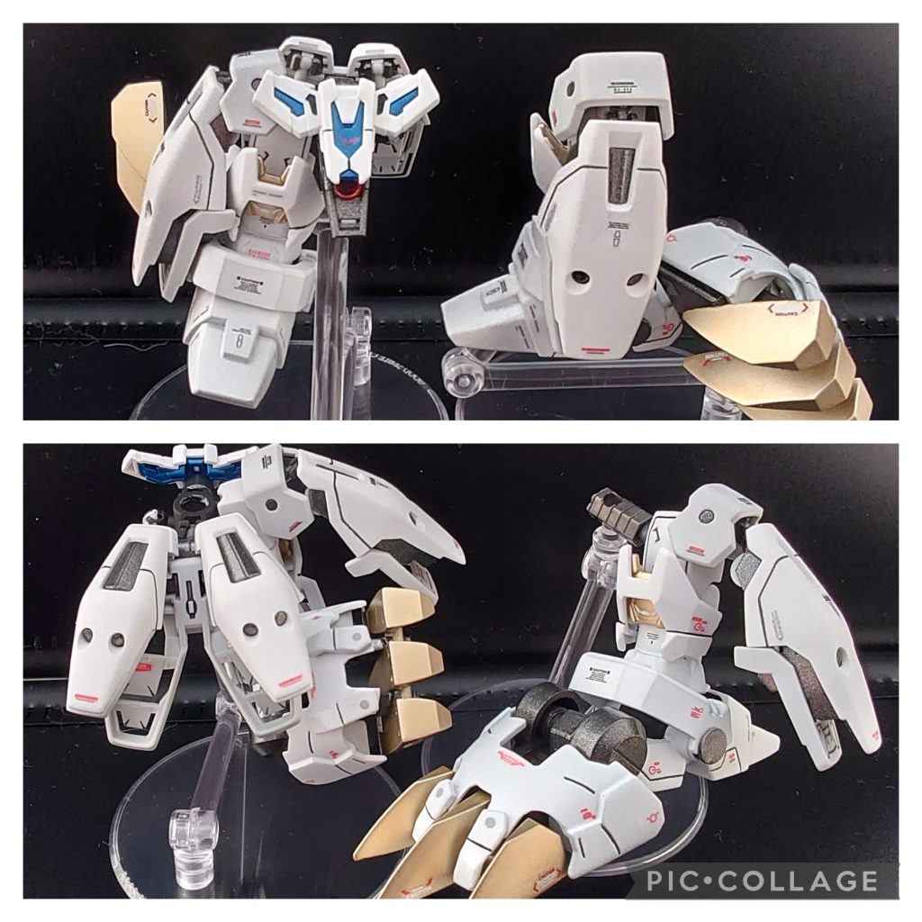 オメガモンの時は足首をクルッと回して爪が