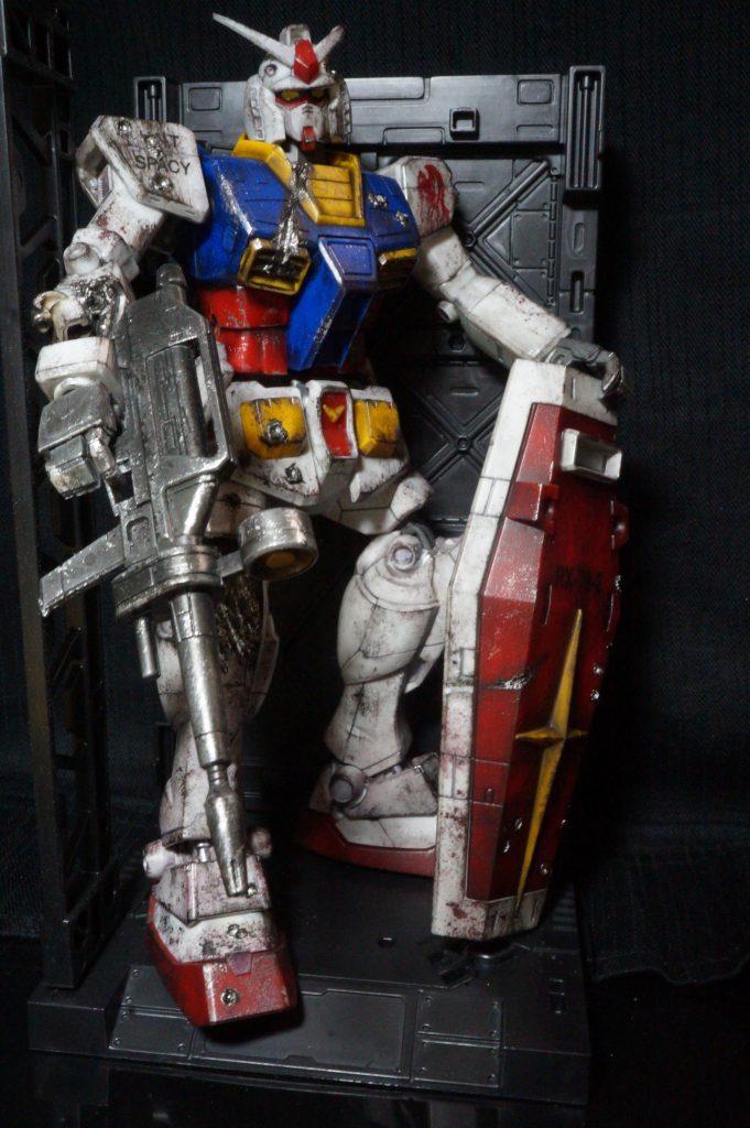 ガンダムRX-78 MG ダメージ加工