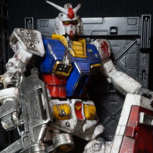 ガンダムRX-78 MG ダメージ加工