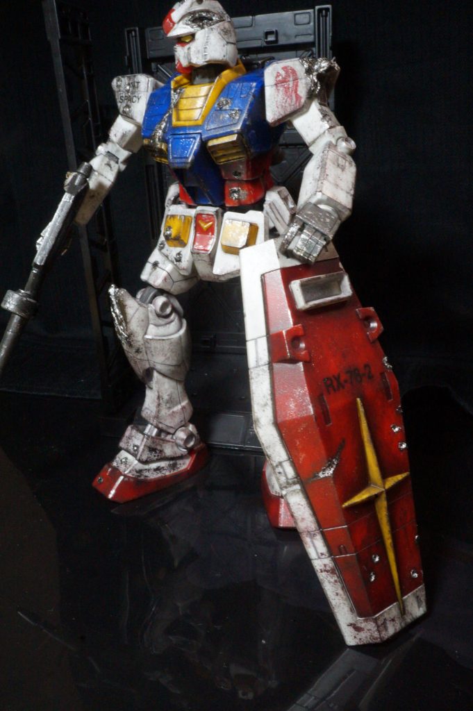 ガンダムRX-78 MG ダメージ加工–5枚目/制作者：まろすけ
