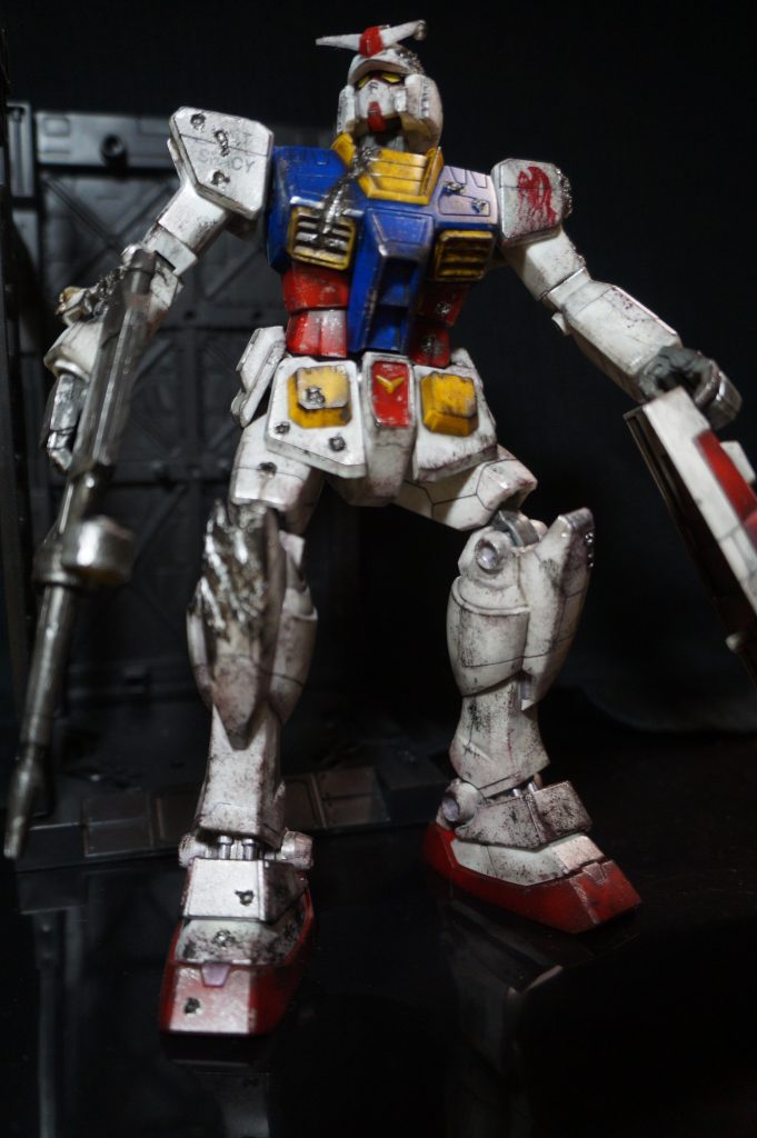 ガンダムRX-78 MG ダメージ加工–4枚目/制作者：まろすけ