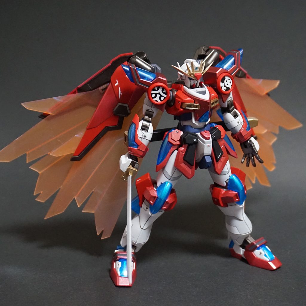 HG 神バーニングガンダム–4枚目/制作者：@Under_NM_Design