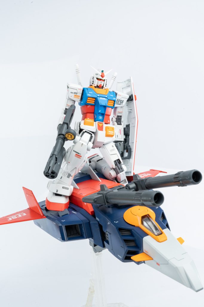 MG ガンダムver. 2.0 + Gファイター–2枚目/制作者：まるお