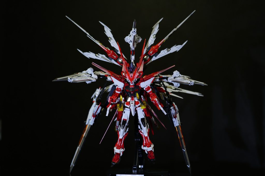 SEED機体なので、劇場版公開前に完成目標で制作着手しました。無事、目標通り完成出来て良かったです。