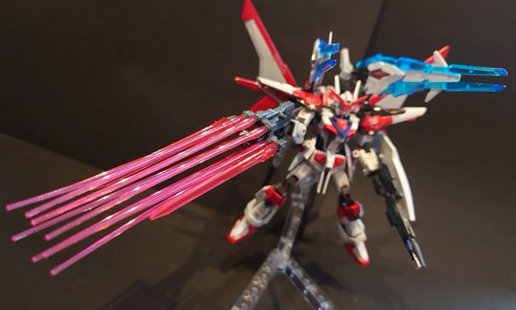 10本のエフェクトがついててかなり重いですがなんとか保持できました。