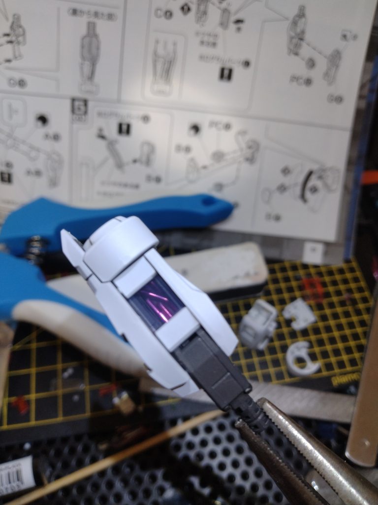 シェルユニット制作中