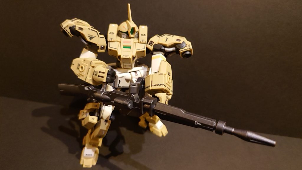 大型ビームライフルなにげに持たせにくいけど、キマればカッコいいですね