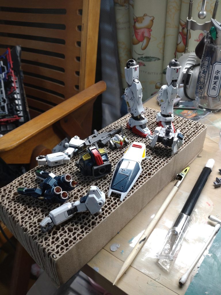 復帰１０体目のガンダムマークII真面目制作–2枚目/制作者：凶暴なツバキ